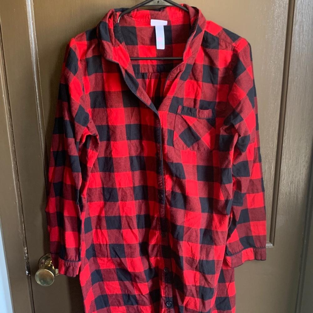 Plaid nightgown